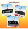 Tenna Tops (Fat Style Antenna) Snowman (Grey) / Cute Dashboard Accessory 